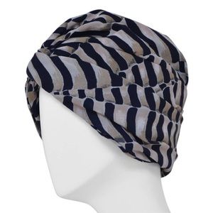 BALENCIAGA RARE 2009 Silk print Turban Vintage